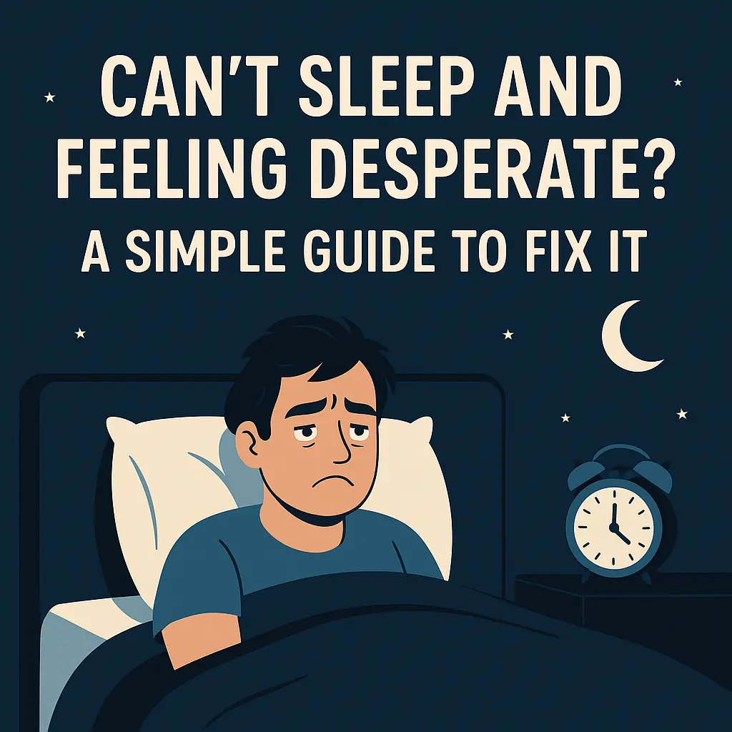 Can’t Sleep and Feeling Desperate A Simple Guide to Fix It